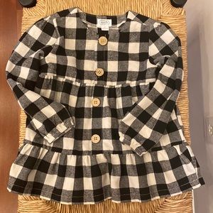 Mud Pie Buffalo Check Top